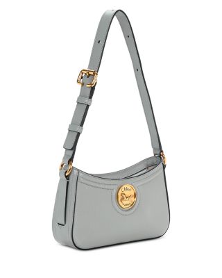 Medallion Mini Leather Shoulder Bag
