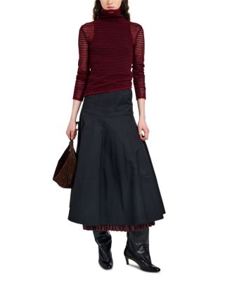 Hailey Stripe Roll Neck Sweater