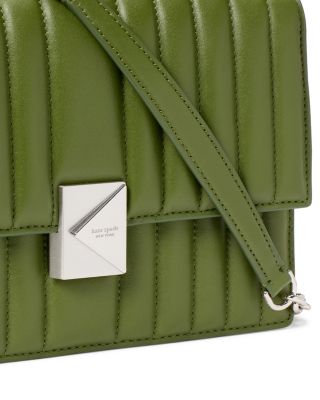 Deco Quilted Leather Small Chain Shoulder Bag