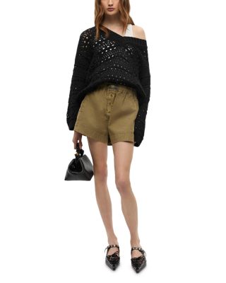 Washed Cotton Shorts