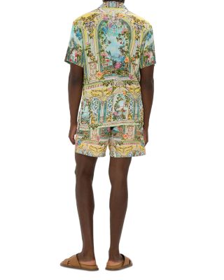 Printed Short Sleeve Camp Shirt