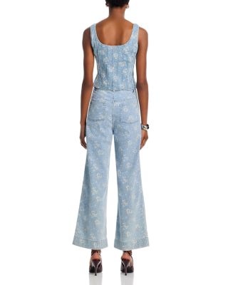 Petite Bouquet High Rise Jeans in Cornflower Multi