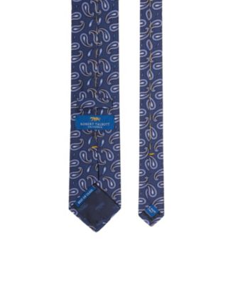 Robert Paisley Printed Silk Necktie