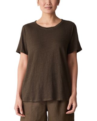  Linen Jersey Crewneck Tee