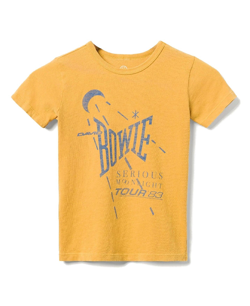 JUNK FOOD CLOTHING UNISEX DAVID BOWIE US TOUR 82 TEE - LITTLE KID, BIG KID