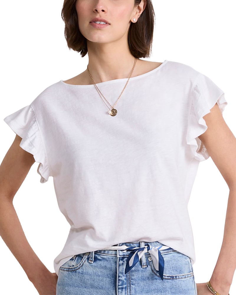 Vineyard Vines Flutter Sleeve Cotton T-shirt