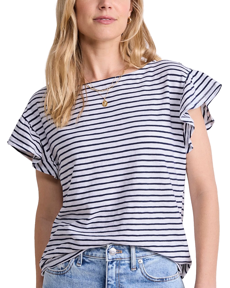 Vineyard Vines Slub Jersey Flutter Sleeve Tee