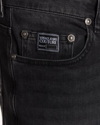 Straight Slouchy Fit Jeans in Black