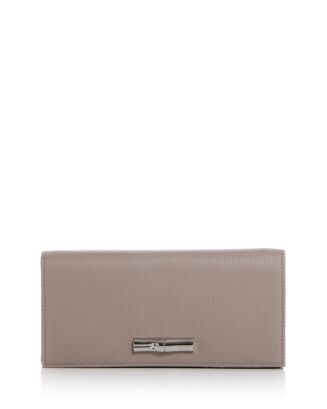Longchamp Le Roseau Leather Continental Wallet | Bloomingdale's