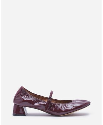 Women&#39;s Heeled Mary Jane in Glossy Leather