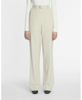 Tailored Wool-Blend Pants