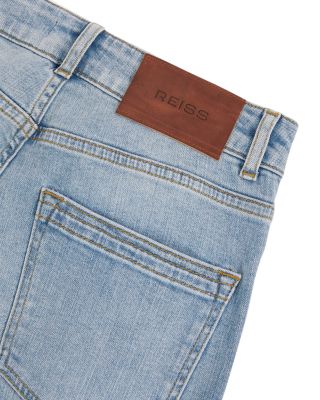 Bonnie Mid Rise Flare Jeans in Light Blue