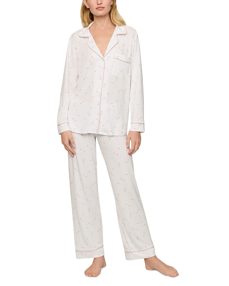 Eberjey Gisele Printed Long Pajama Set