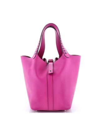 Pre-Owned HERMÈS - PM Picotin Lock Bag Tressage Epsom