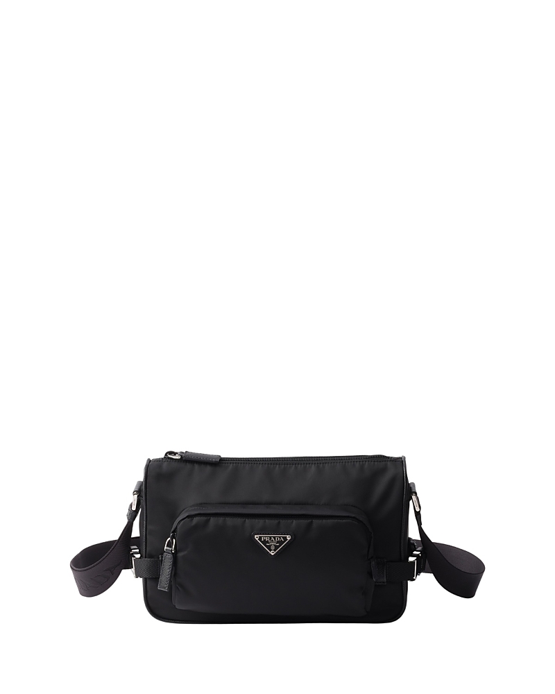Prada Medium Re-Nylon and Saffiano Leather Shoulder Bag
