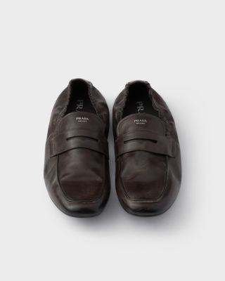  Men's Shuffle Antiqued Leather Loafers