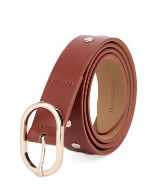Women's Boyfriend Stud Leather Belt