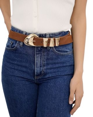 Women's Modern Western Leather Belt