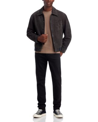 L'Homme Athletic Fit Jeans in Noir