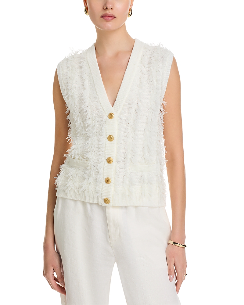 Kobi Halperin Sterling Sweater Vest In White