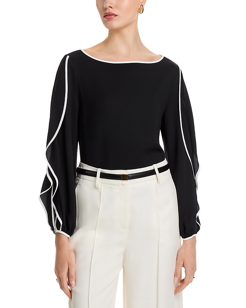 Misook Long Butterfly Sleeve Top