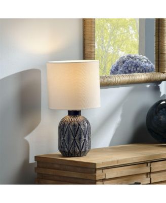  Highland Ceramic Table Lamp with Linen Shade