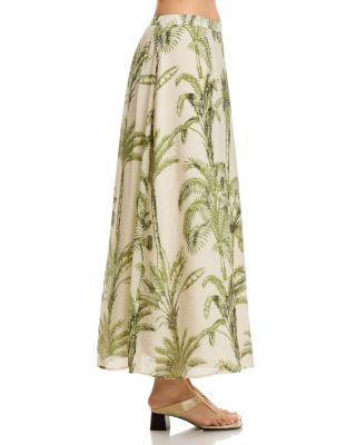 Printed Maxi Skirt