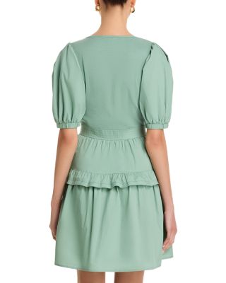 Puffed Sleeve Dress