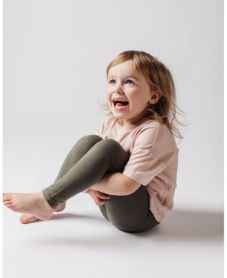 Unisex Essentials Cotton Regular Fit Leggings - Baby