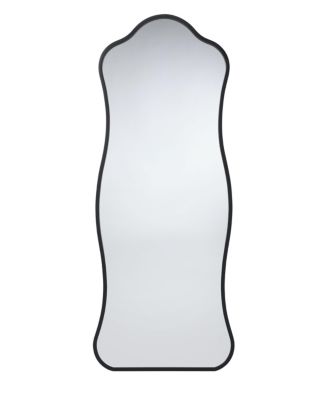 Aurora Wavy Iron Floor Mirror