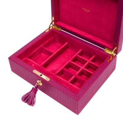 Charlotte Leather Jewelry Box