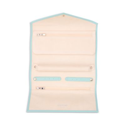 Victoria Leather Jewelry Roll