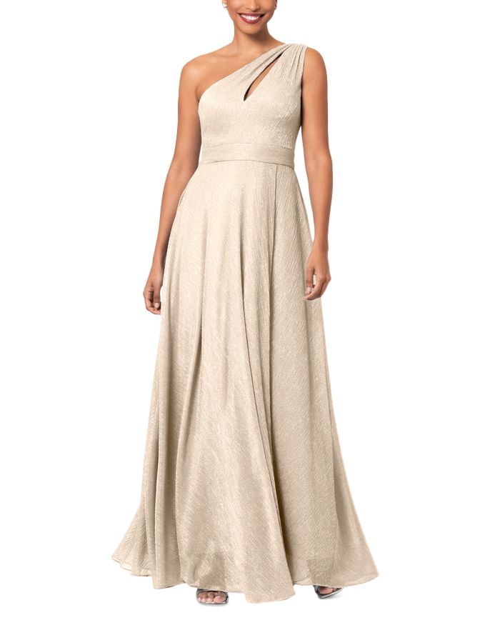 One Shoulder Evening Gown