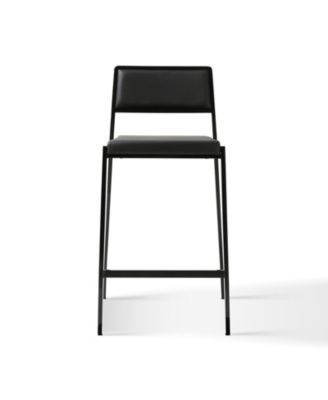 Gale Performance Faux Leather Stackable Stool, Set of 2