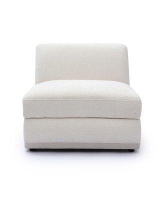 Perry Chenille Modular Armless Chair
