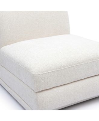 Perry Chenille Modular Armless Chair