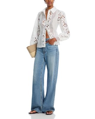 Lace Inset Blouse - Exclusive