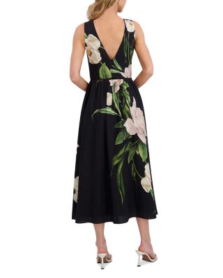 Sleeveless Fit and Flare Maxi Dress