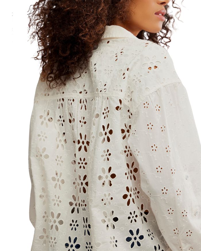Mae Eyelet Embroidered Shirt
