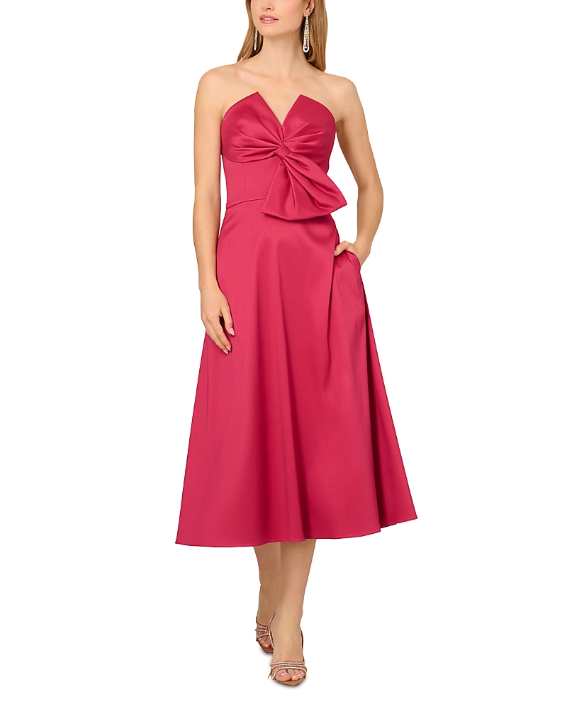 Aidan Mattox Bow Bodice Dress