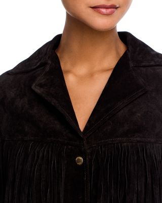Suede Fringe Jacket