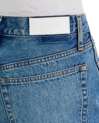 90s Mid Rise Loose Fit Straight Jeans in Medium Vain