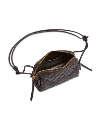 Concert Pouch Intrecciato Leather Shoulder Bag