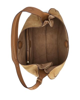 Polo ID Suede Western Large Shoulder Bag