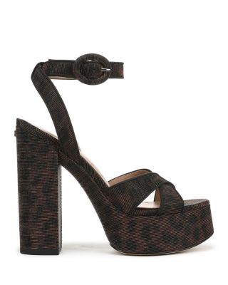 Women&#39;s Savannah Leather Platform Sandals 