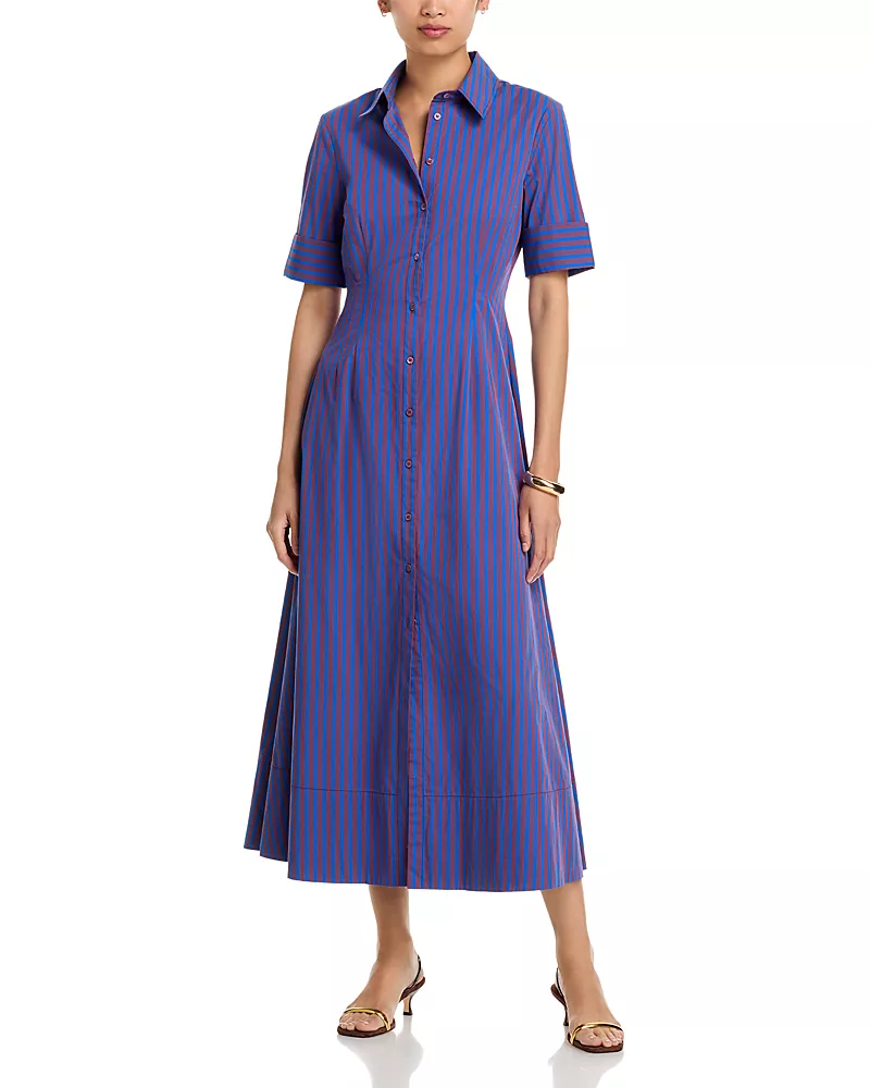 Staud Joan Striped Dress