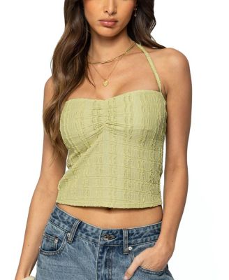 Edikted - Galya Textured Halter Top