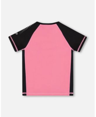 Girls' Printed Short Sleeve Athletic T-shirt - Little Kid