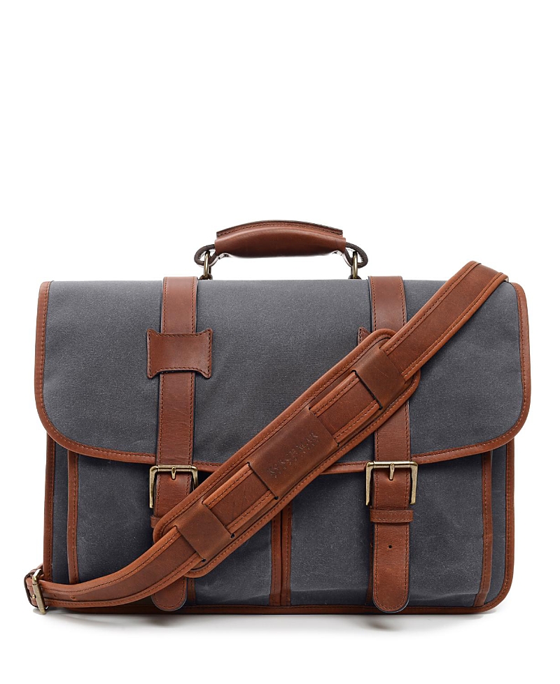 Korchmar Garfield Laptop Briefcase In Gray