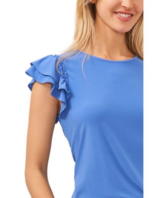 Ruffled Sleeve Top